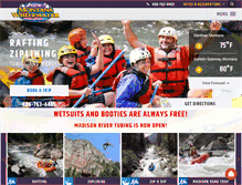 Tablet Screenshot of montanawhitewater.com